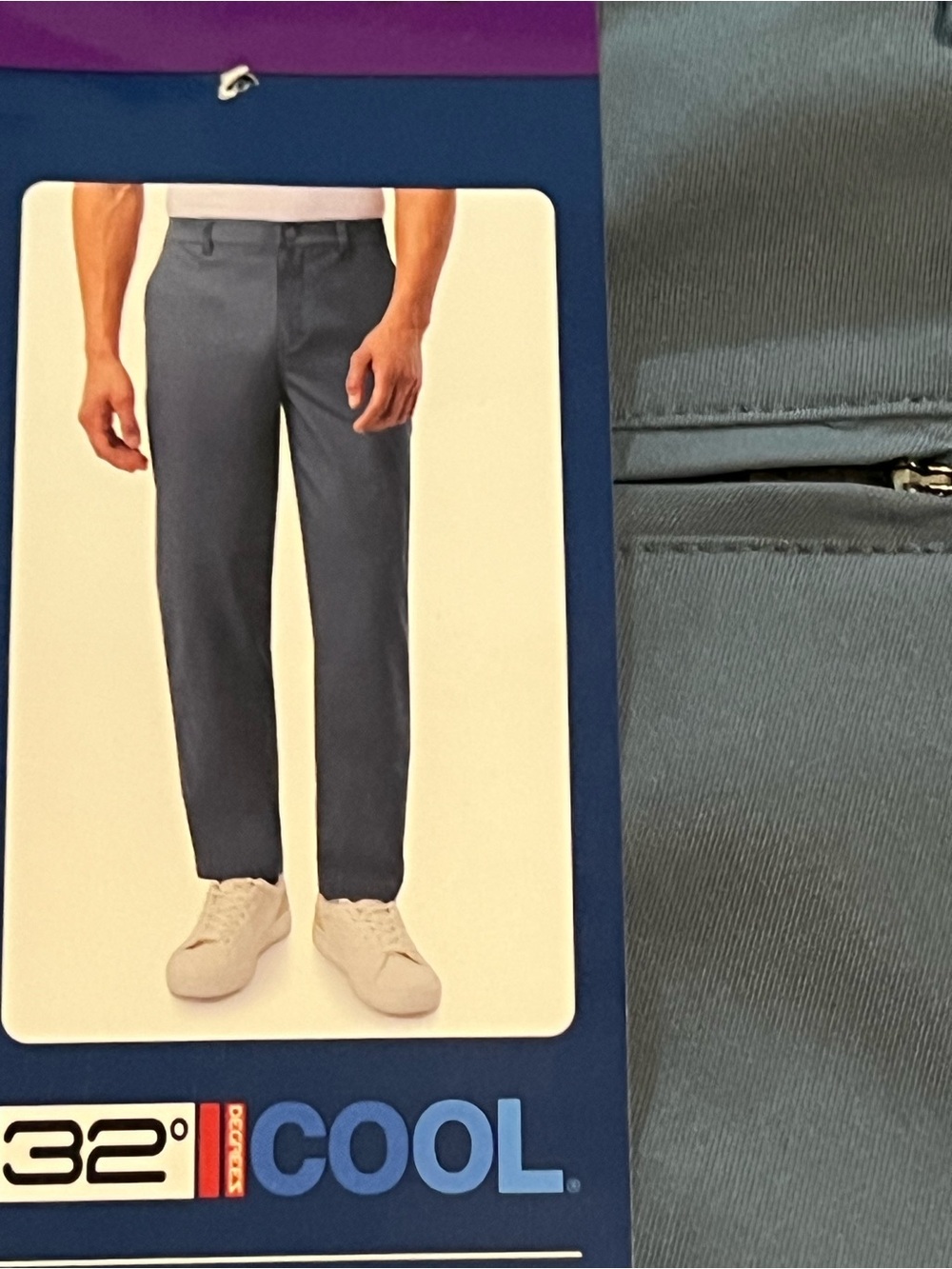 32 Degrees Men's Cool Chino Pants - Slate Gray